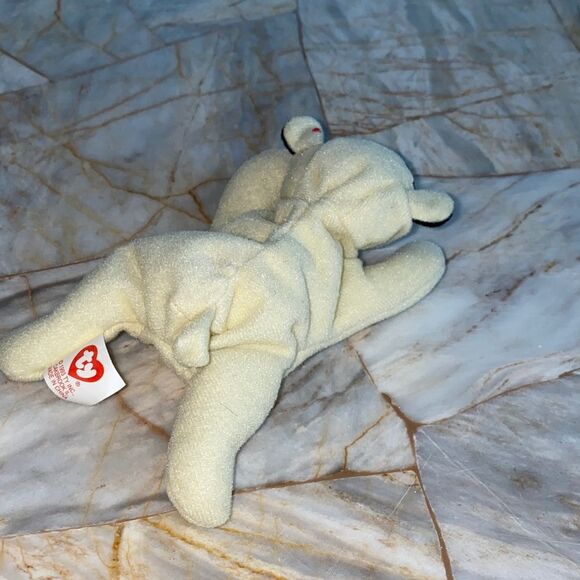 Ty Cream Plush Lamb with‎ Black Details